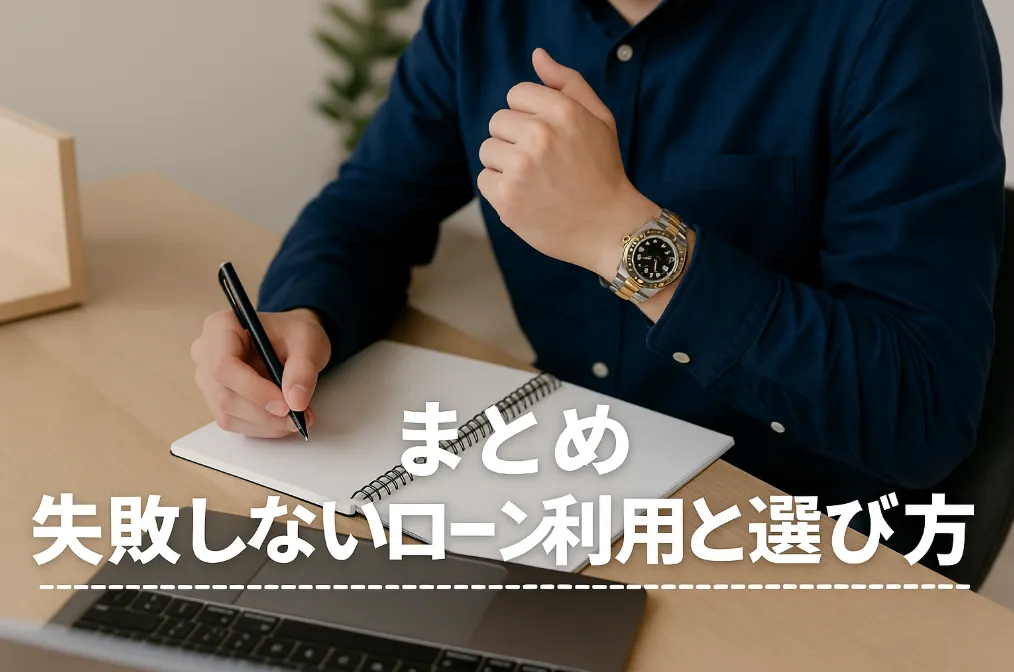 8. まとめ｜失敗しないローン利用と選び方.webp