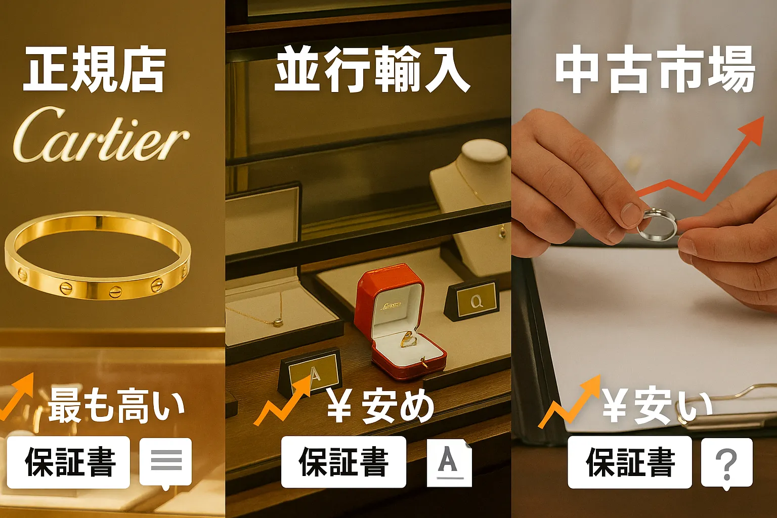 正規店・並行輸入・中古市場の違い.webp