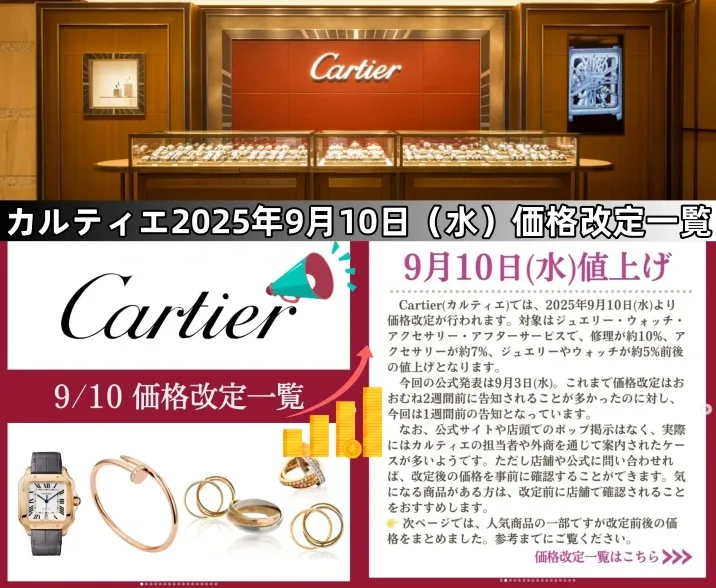 カルティエ2025年9月10日（水）価格改定一覧 (2).webp