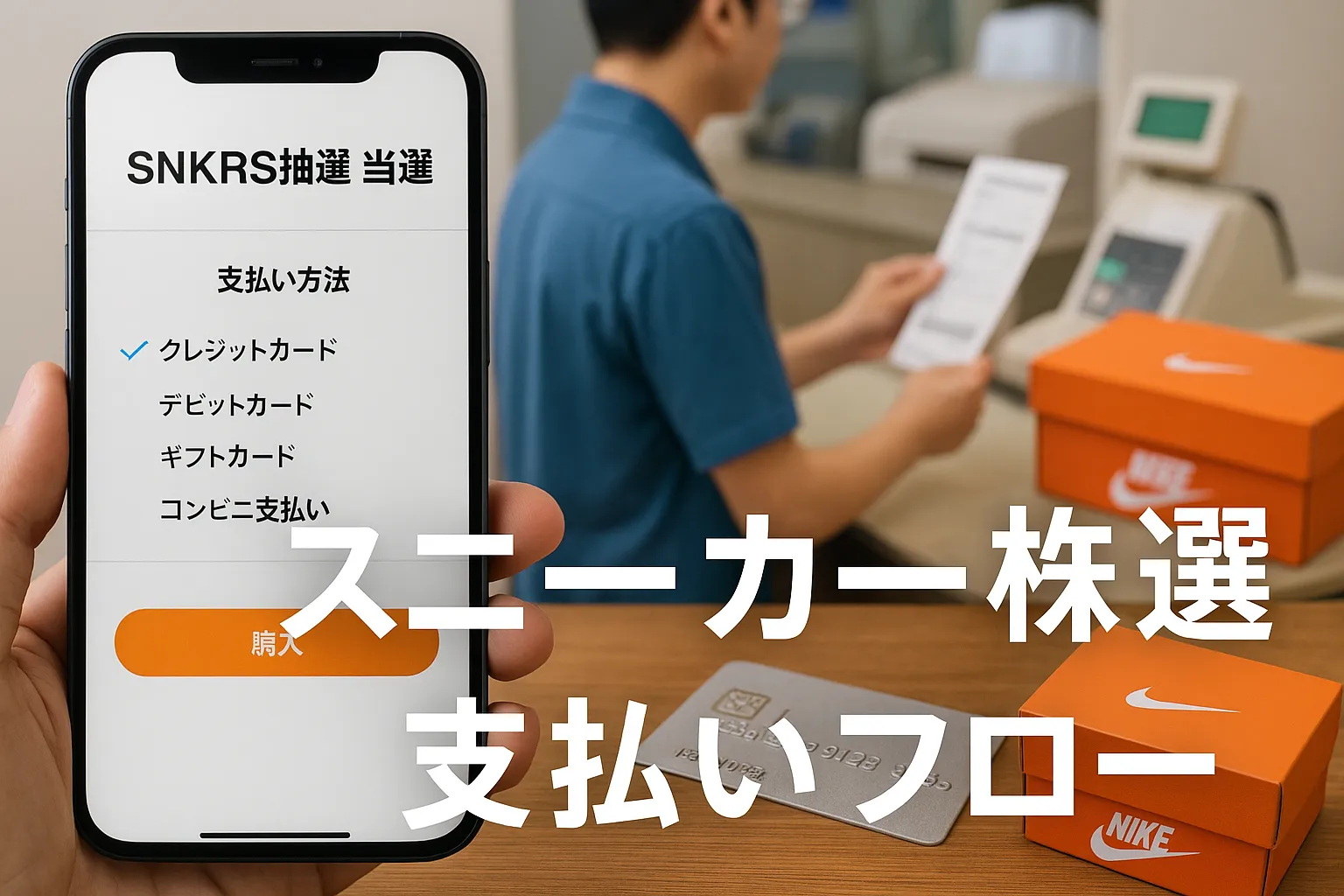 スニーカーズ抽選時の支払いフローと注意点.webp