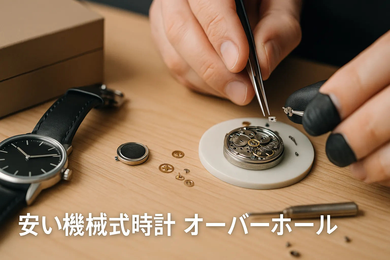 安い機械式時計でもオーバーホールは必要か？.webp
