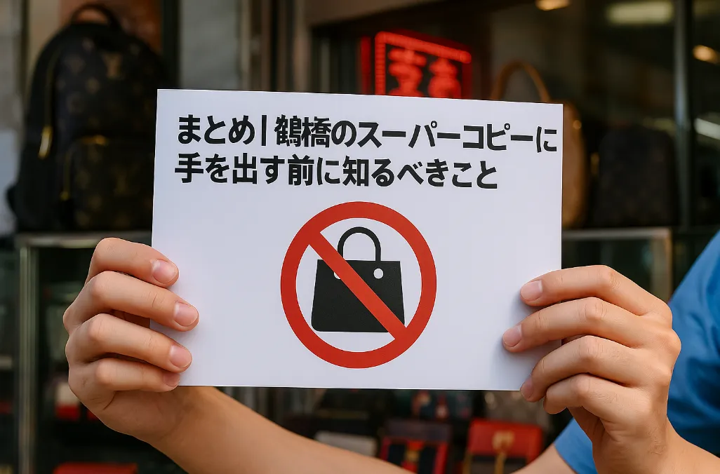 8. まとめ｜鶴橋のスーパーコピーに手を出す前に知るべきこと.webp