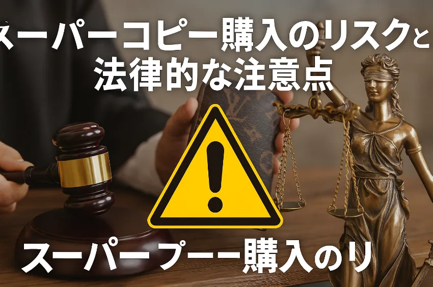 5. スーパーコピー購入のリスクと法律的な注意点.webp