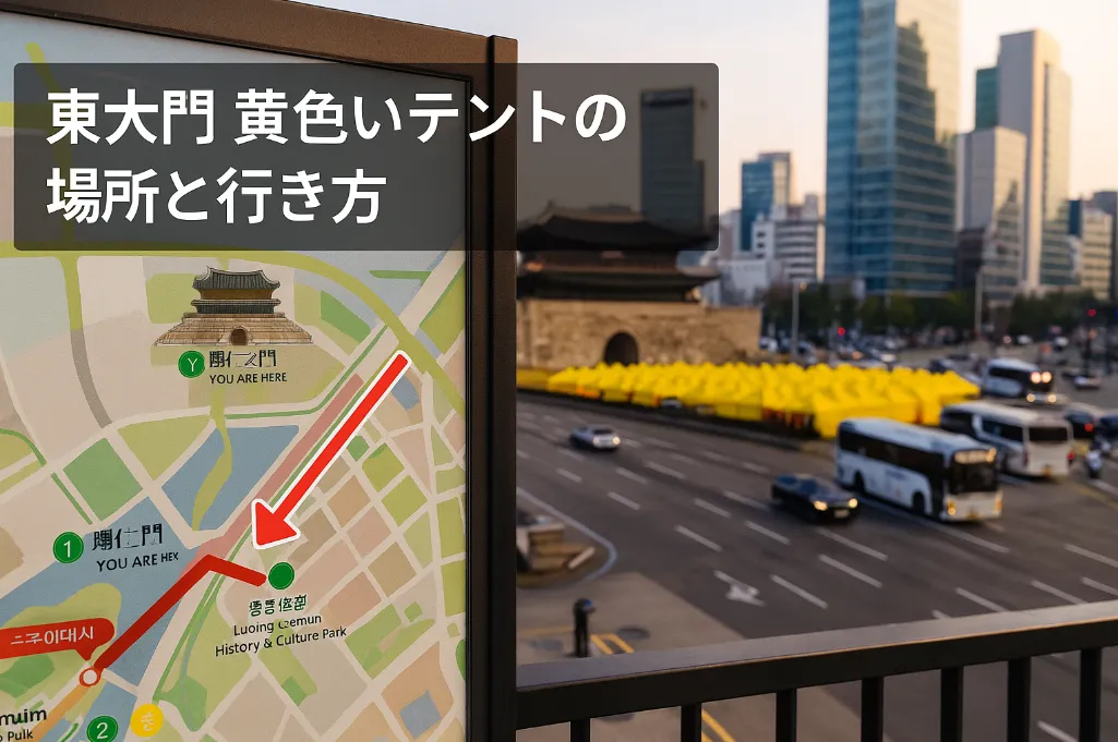 2. 東大門 黄色いテントの場所と行き方.webp