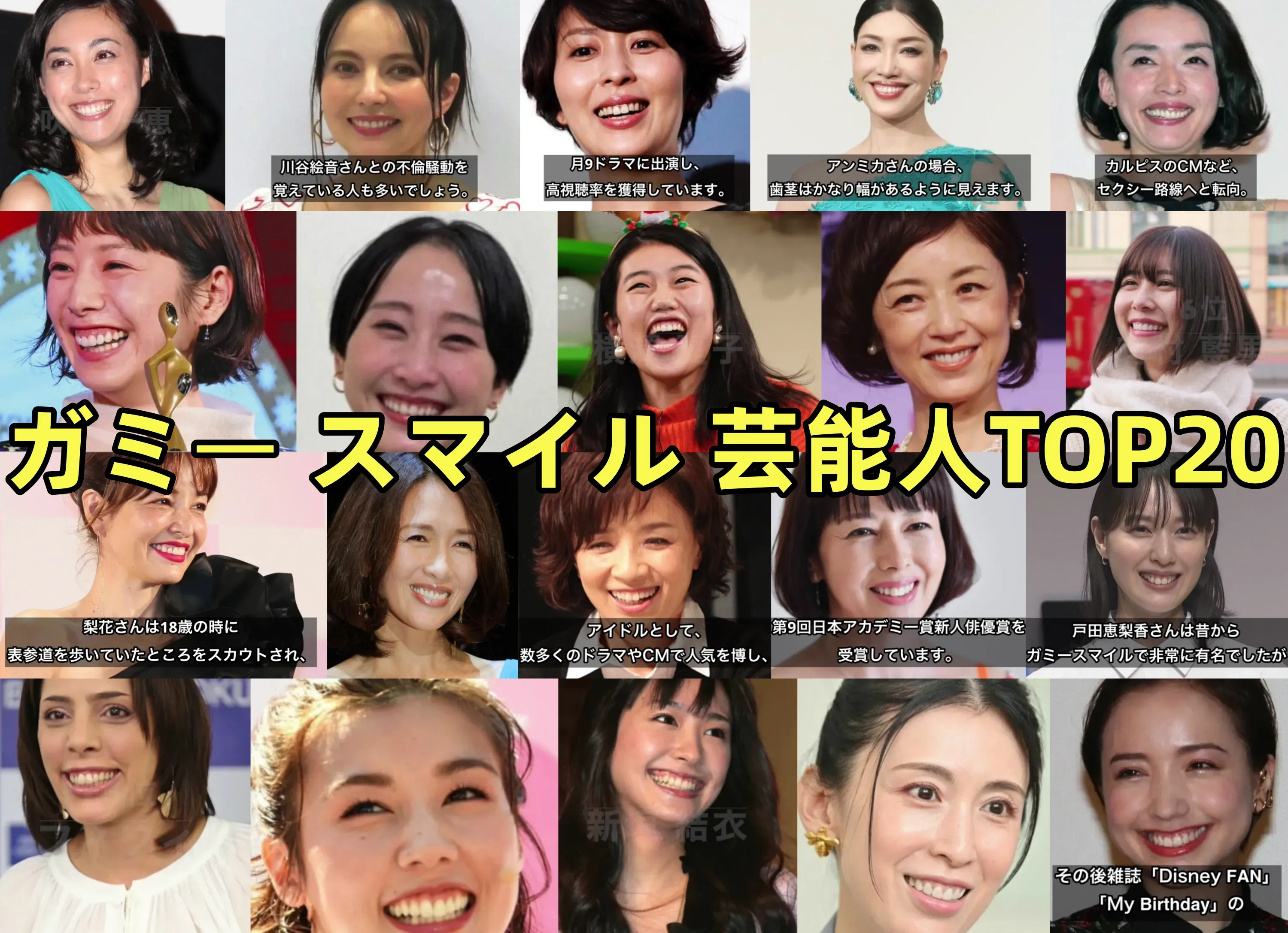 活動歴および当時の関連ビジュアル記録