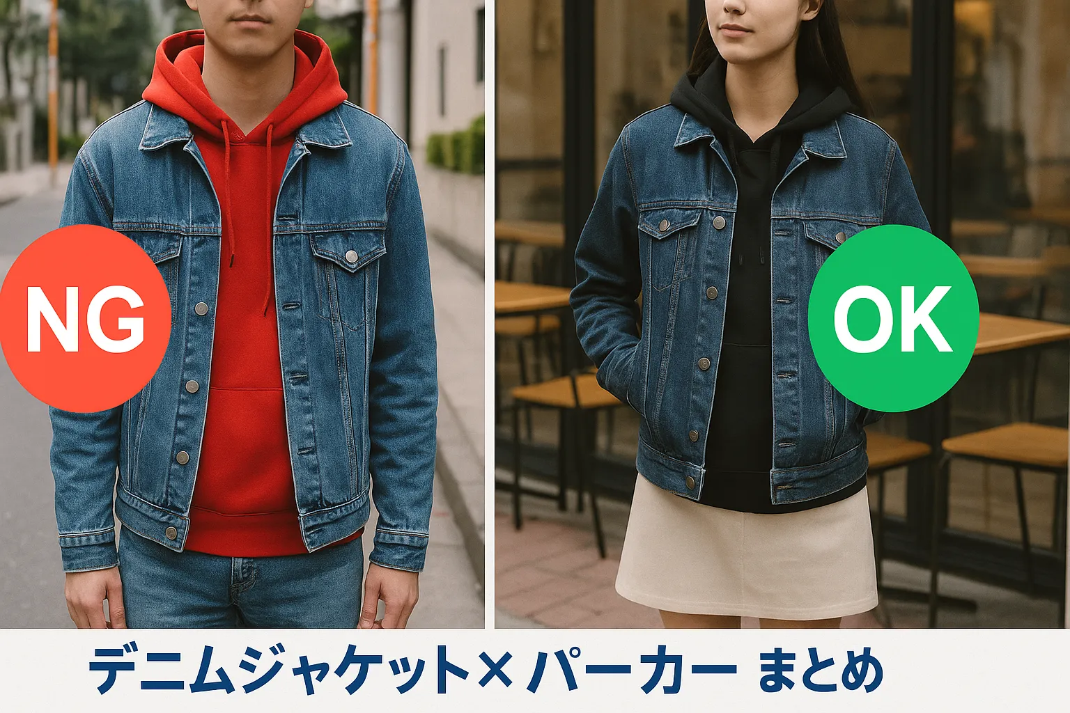 まとめ｜デニムジャケット×パーカーでおしゃれを楽しむコツ.webp