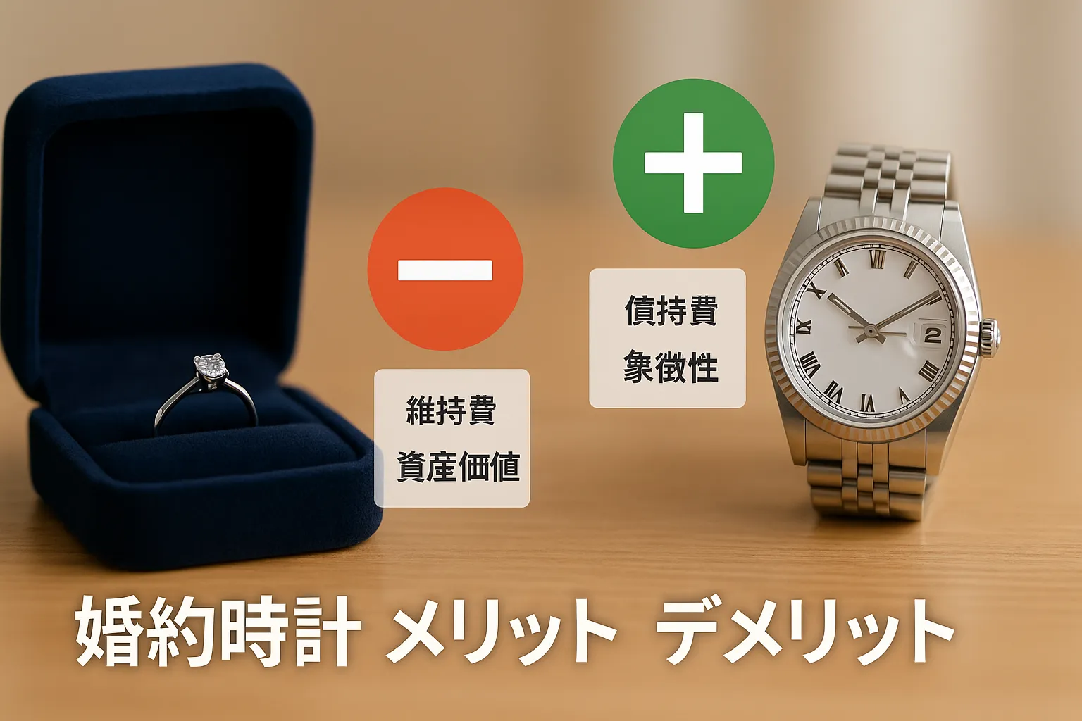 婚約時計を贈るメリットとデメリット.webp