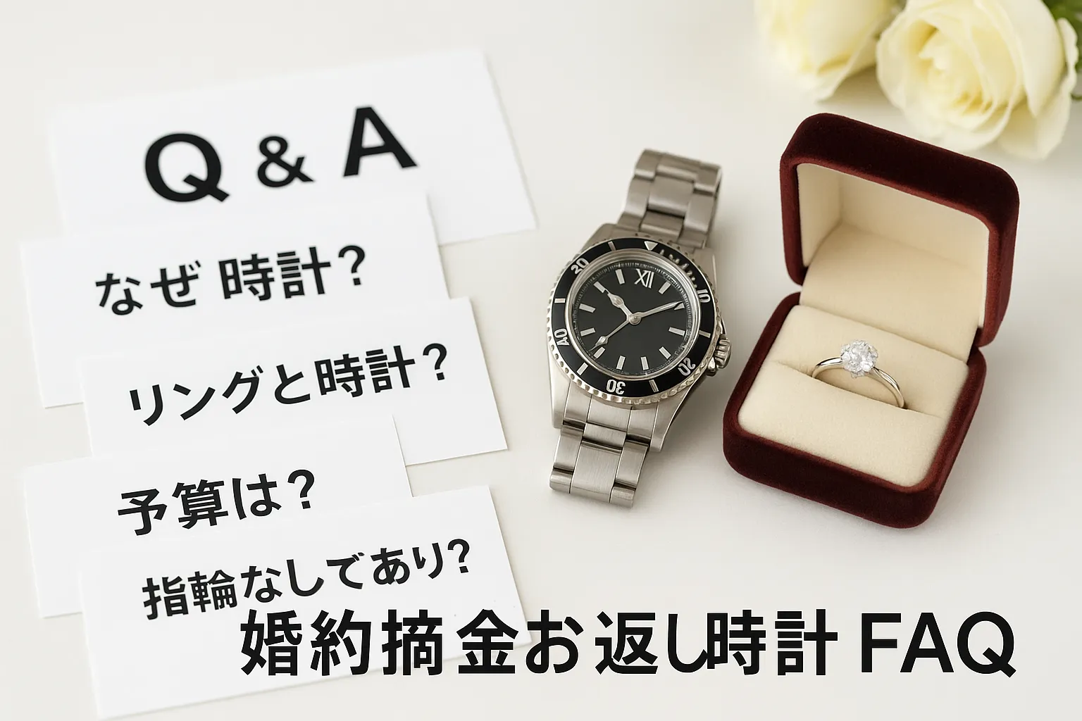 FAQ｜婚約指輪お返し時計に関するよくある質問.webp