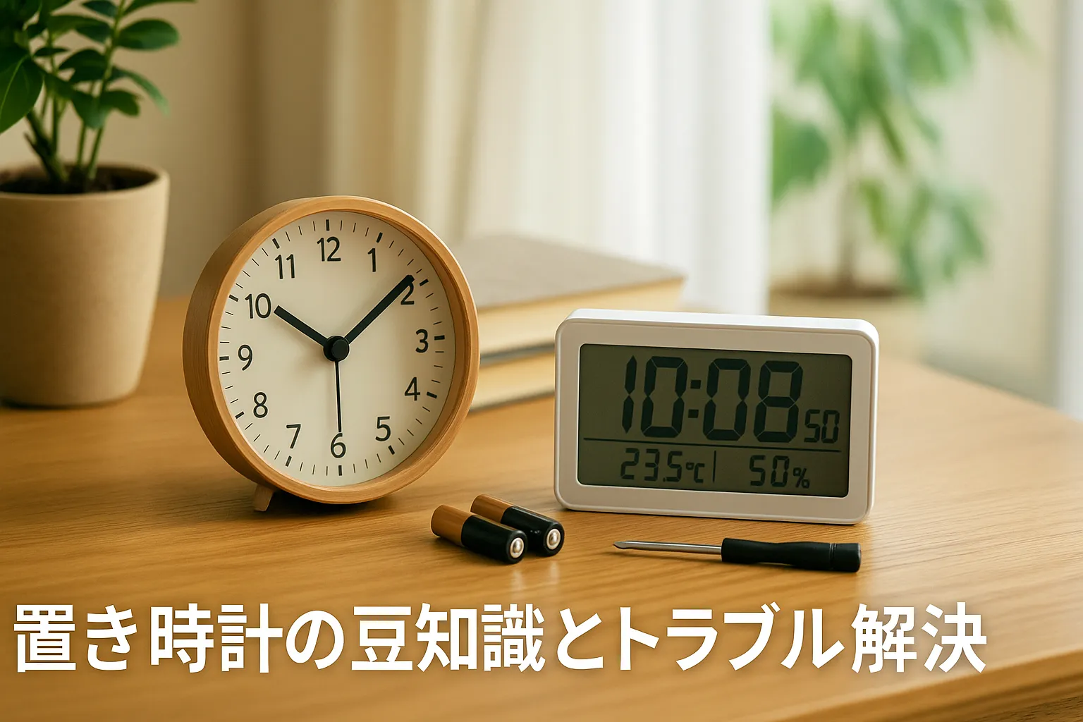 置き時計に関する豆知識＆トラブル解決.webp