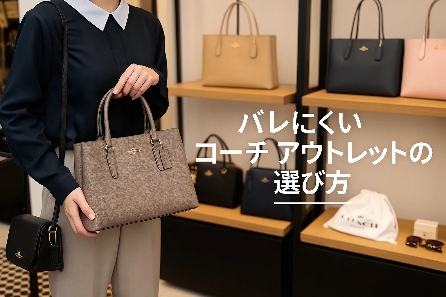 3. バレにくいコーチ アウトレットの選び方.webp
