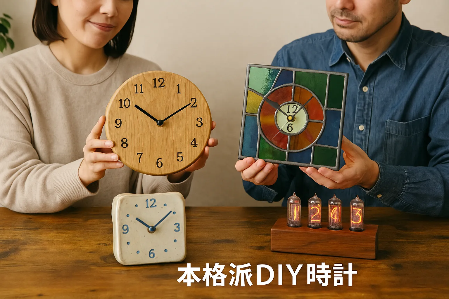 大人もハマる本格派DIY｜木製・陶器・ステンドグラス・ニキシー管.webp