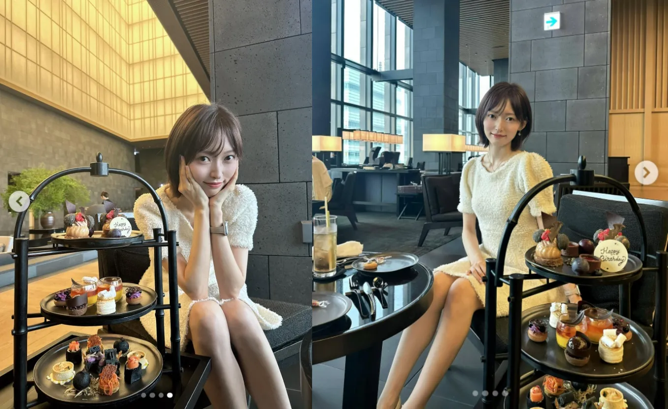 10.山口真帆｜30歳誕生日に披露した清楚な美脚ワンピ.webp