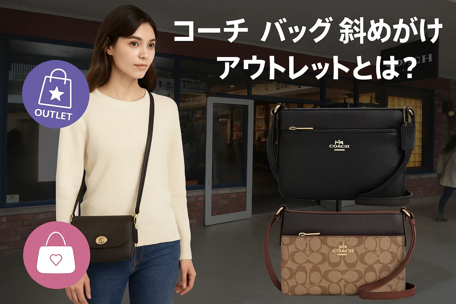 1.コーチ バッグ 斜めがけ アウトレットとは？特徴と魅力.webp