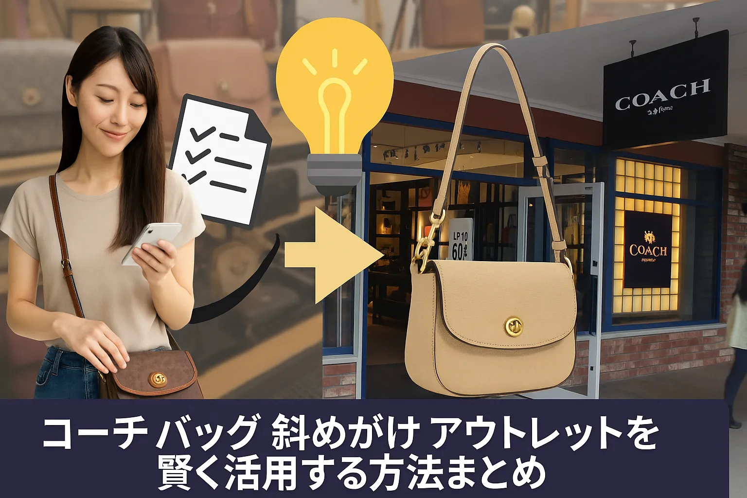 7. コーチ バッグ 斜めがけ アウトレットを賢く活用する方法まとめ.webp