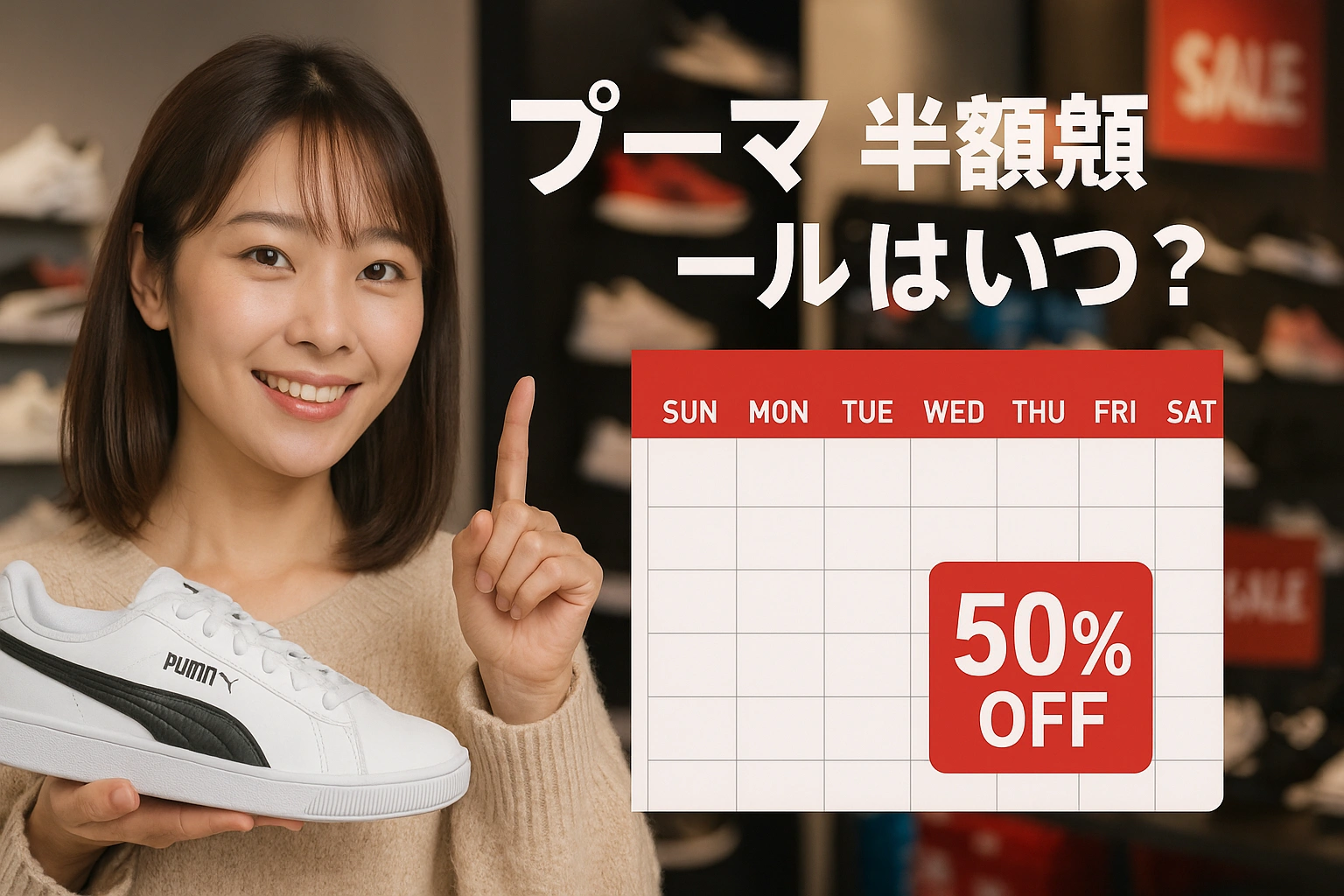 4. 買い時カレンダー：プーマ 半額 セールはいつ？.webp