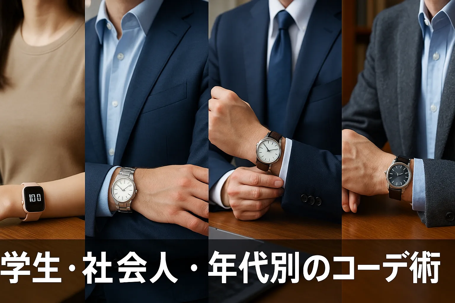 学生・社会人・年代別のコーデ術.webp