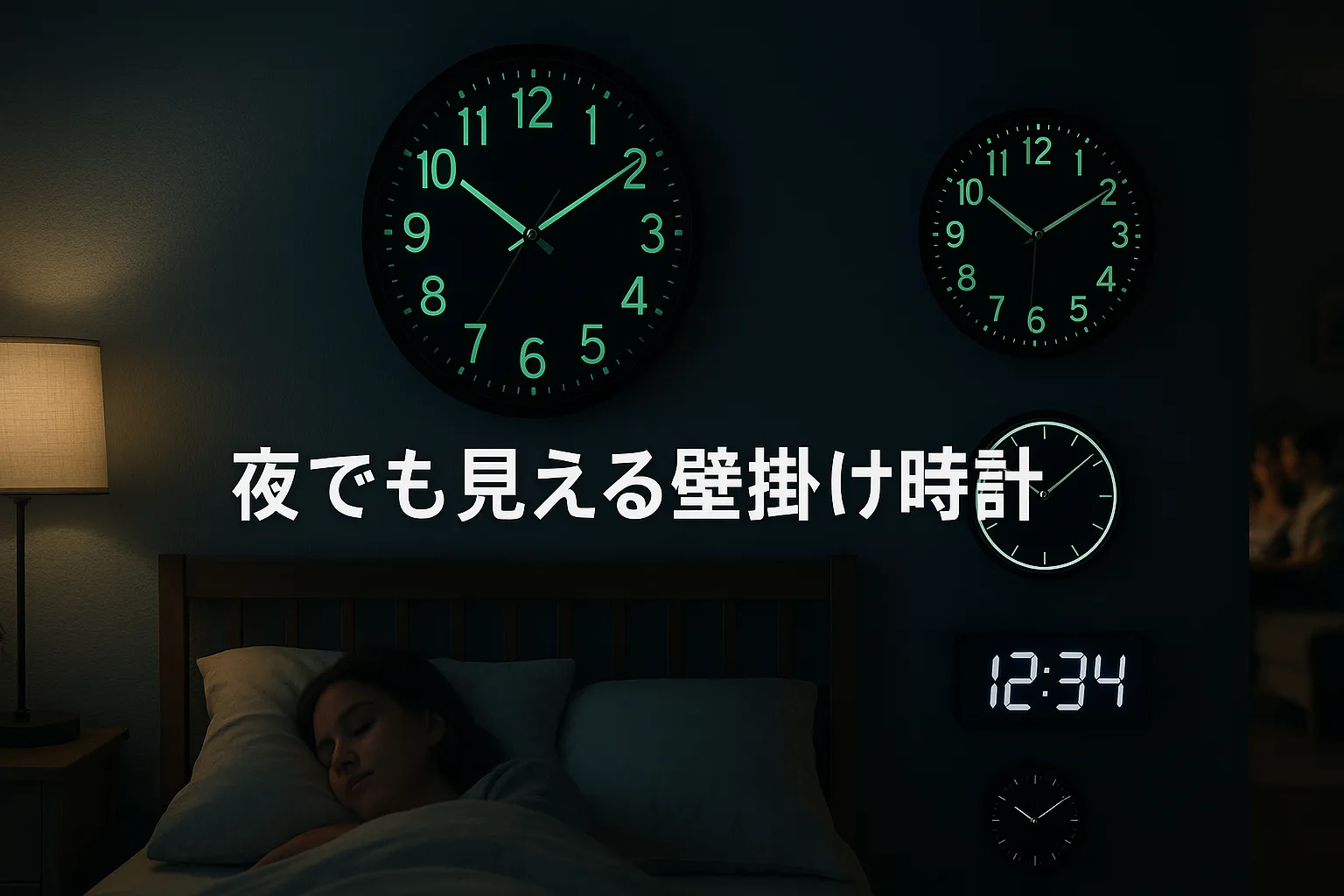 夜 でも 見える 壁掛け 時計.webp