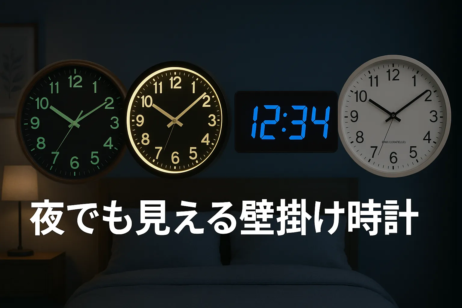 夜でも見える壁掛け時計の魅力と選び方.webp