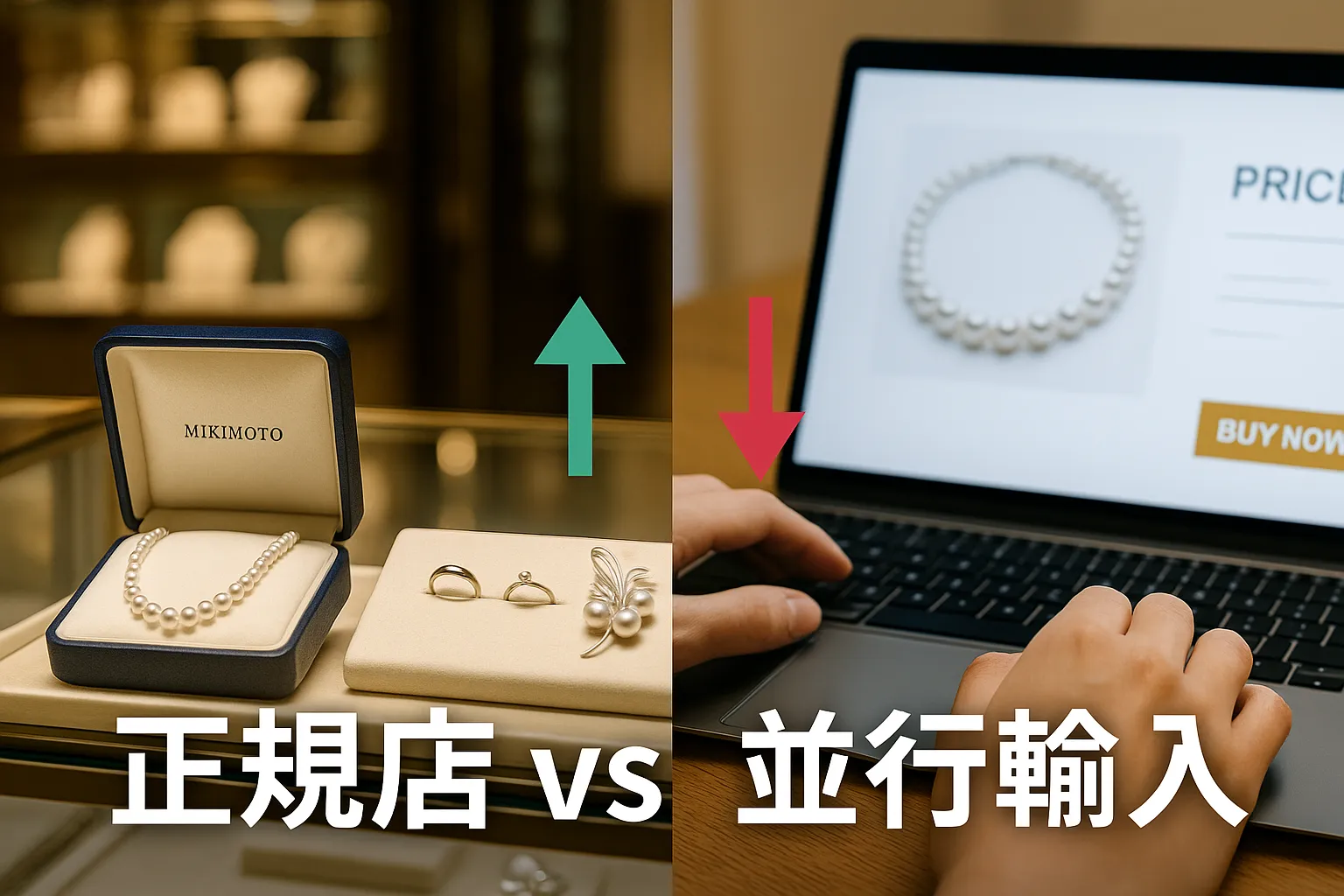 正規店・百貨店購入 vs 並行輸入.webp