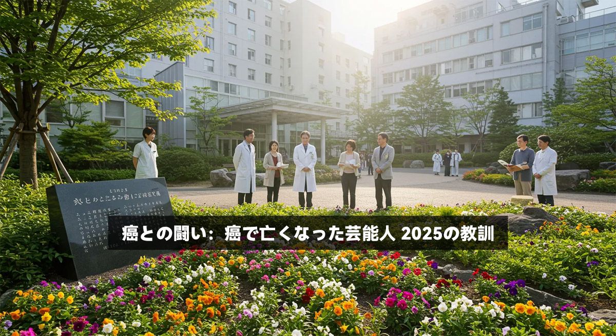 癌との闘い：癌で亡くなった芸能人 2025の教訓