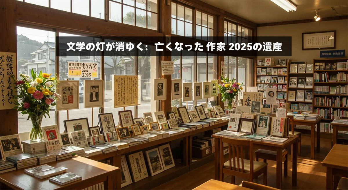 文学の灯が消ゆく：亡くなった 作家 2025の遺産