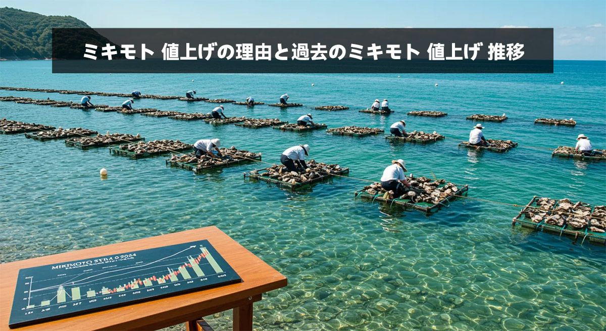 ミキモト 値上げの理由と過去のミキモト 値上げ 推移