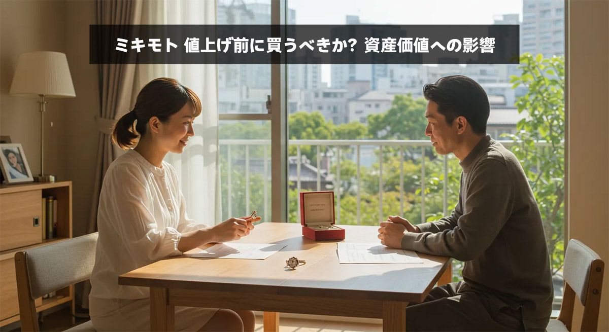 ミキモト 値上げ前に買うべきか？資産価値への影響