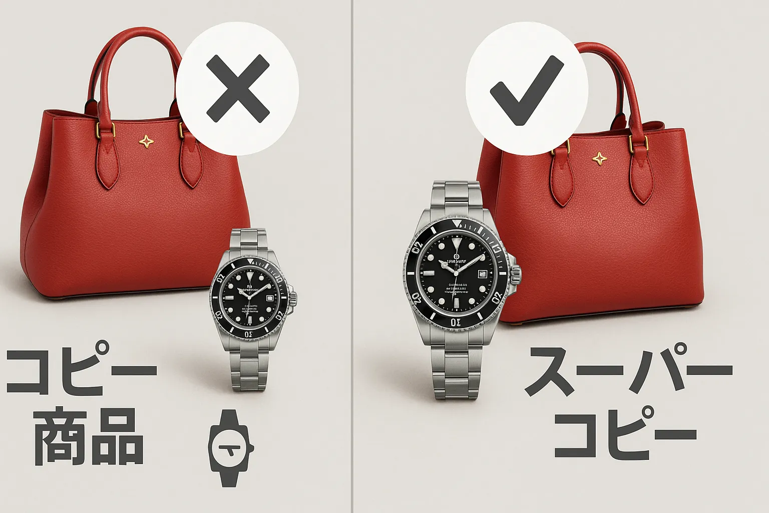 1.1 コピー商品とスーパーコピーの違い.webp
