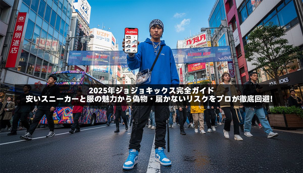 2025年ジョジョキックス完全ガイド：安いスニーカーと服の魅力から偽物・届かないリスクをプロが徹底回避！