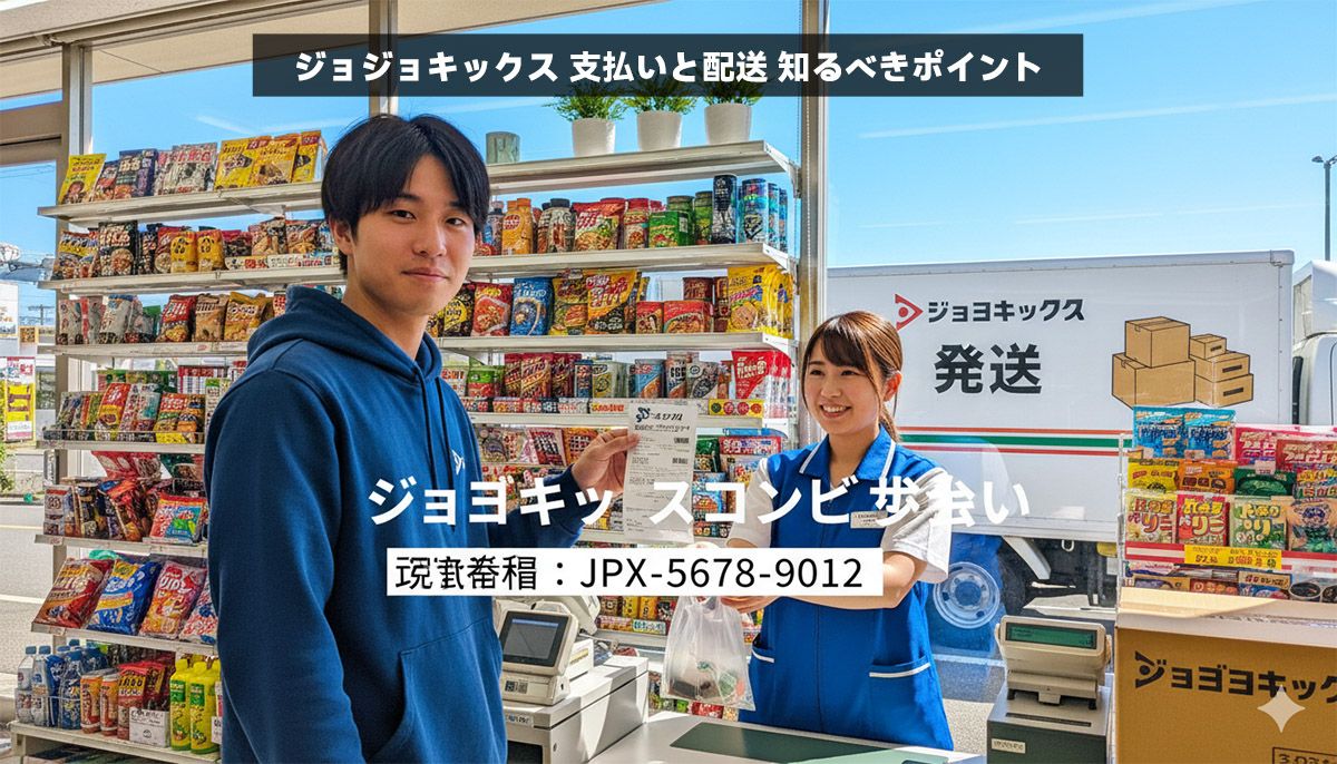 ジョジョキックス 支払いと配送 知るべきポイント