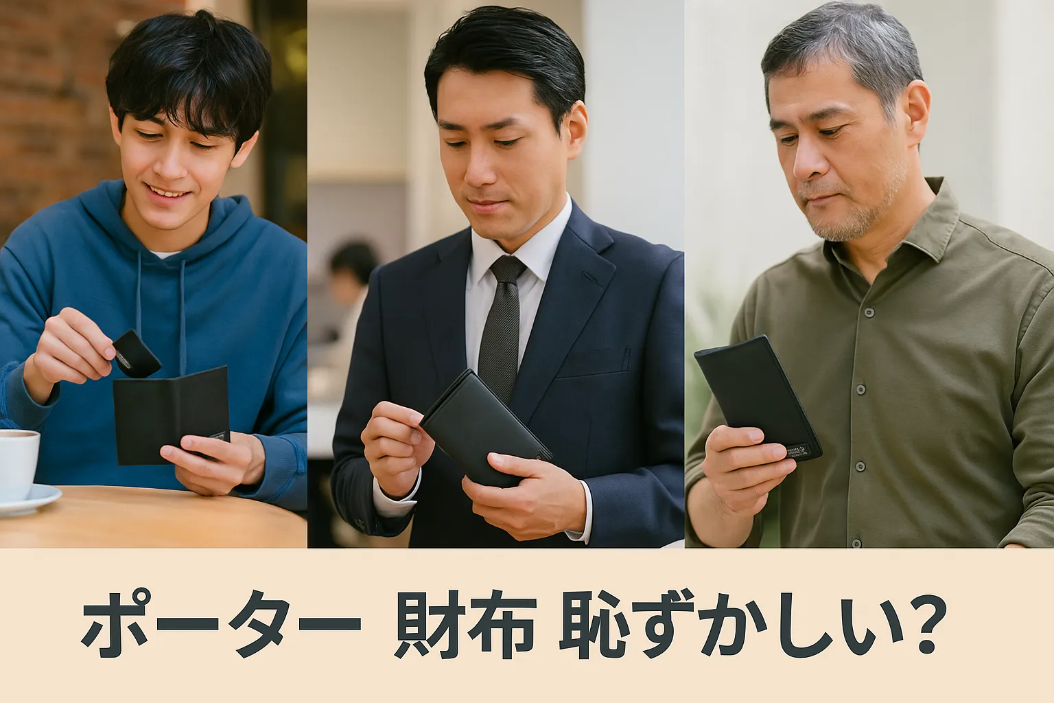 ポーター 財布 恥ずかしい