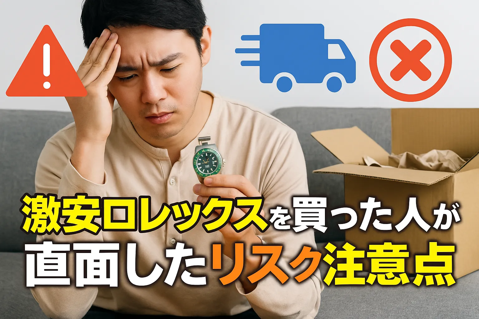 4. 激安ロレックスを買った人が直面したリスクと注意点.webp