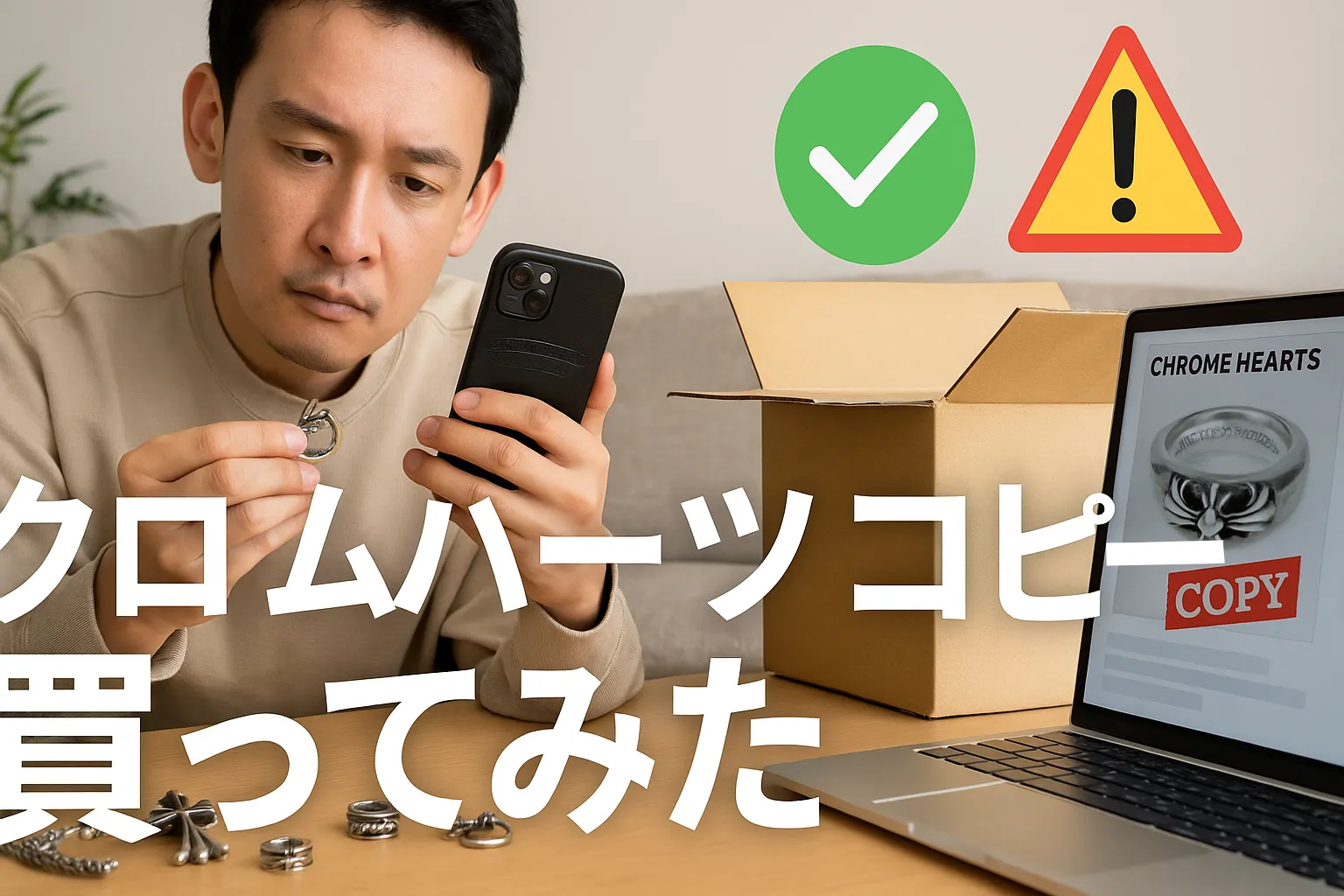 クロムハーツ コピー 買ってみた体験談｜偽物の見分け方・リスク・本物との違いを徹底解説