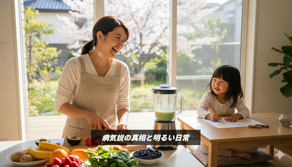 病気説の真相と明るい日常