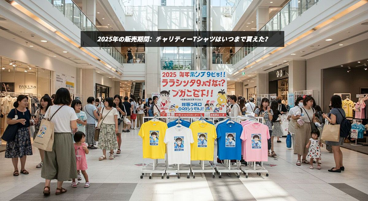 2025年の販売期間：チャリティーTシャツはいつまで買えた？