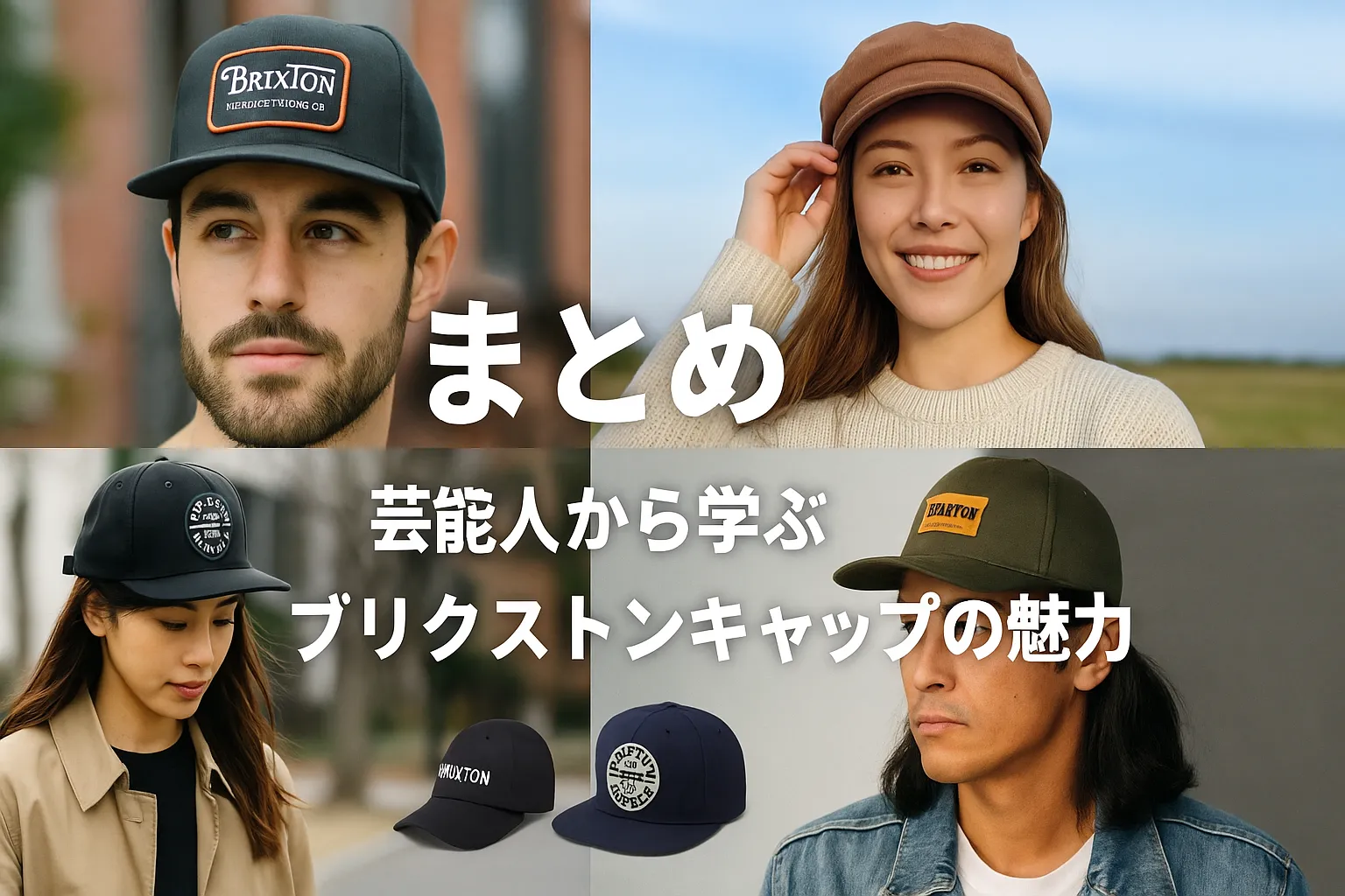 9. まとめ｜芸能人から学ぶブリクストンキャップの魅力.webp