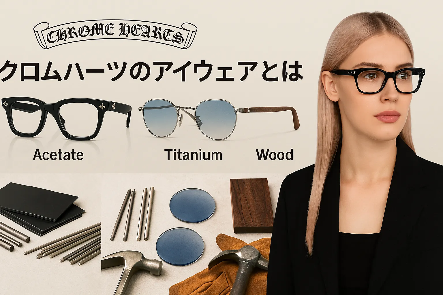 1. クロムハーツのアイウェアとは：素材・構造・魅力.webp