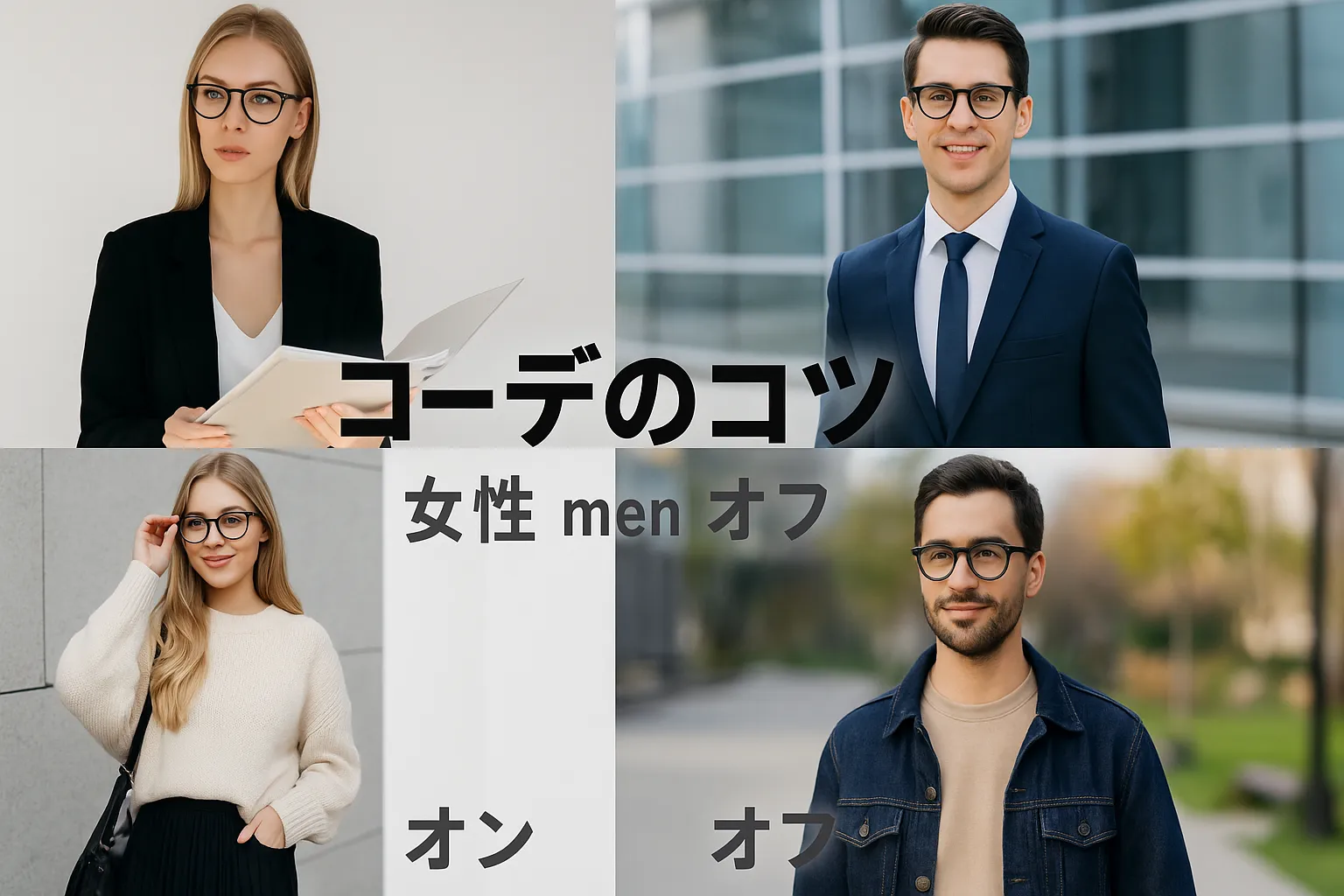 10. コーデのコツ：女性／男性・オン／オフで使い分け.webp