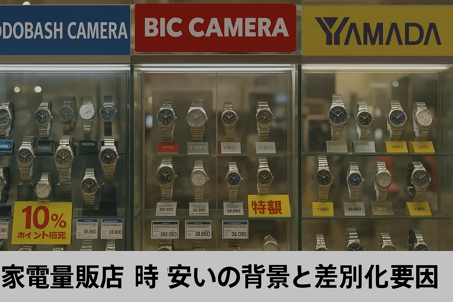 ⑤ 他店比較：家電量販店 時計 安いの背景と差別化要因.webp