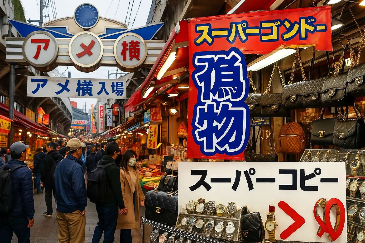 1. アメ横でスーパーコピーを売っている場所.webp