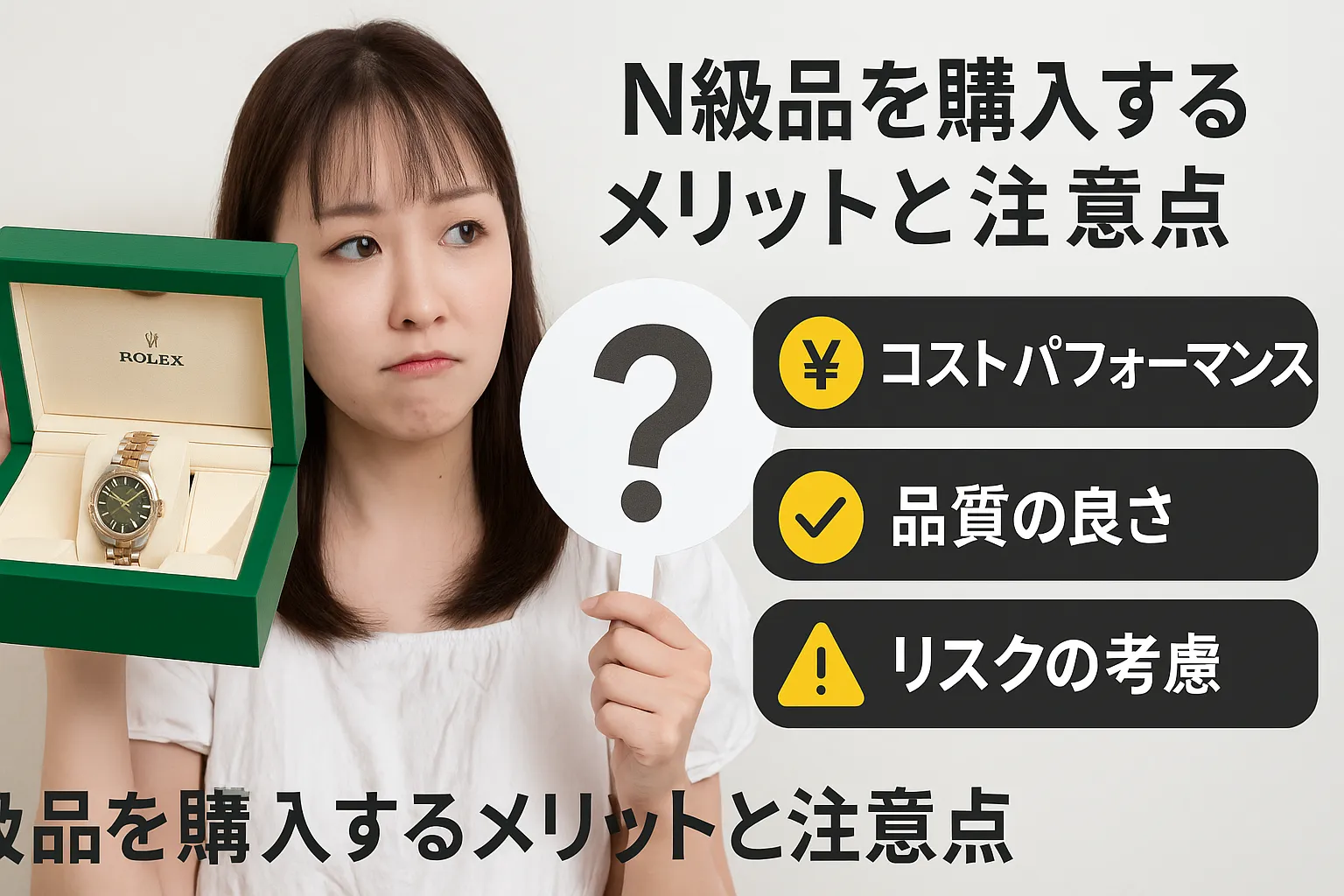 N級品を購入するメリットと注意点.webp