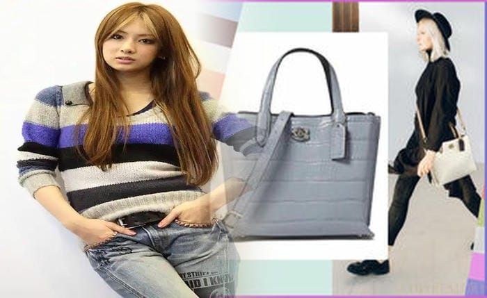 coach デニム トート バッグ