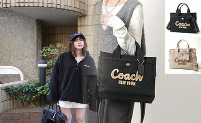 coach キャンバス トート バッグ