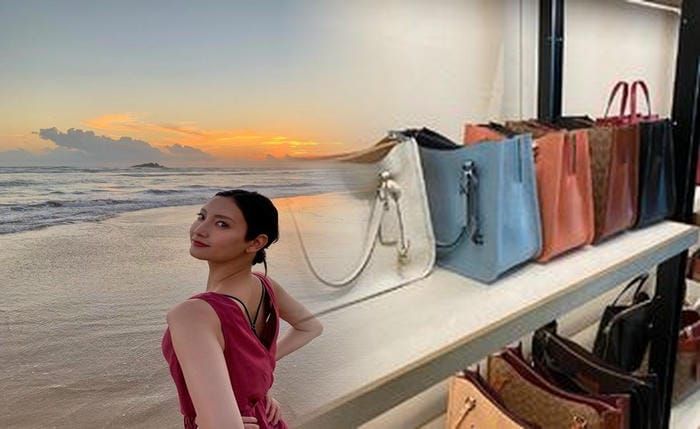 コーチ デニム バック