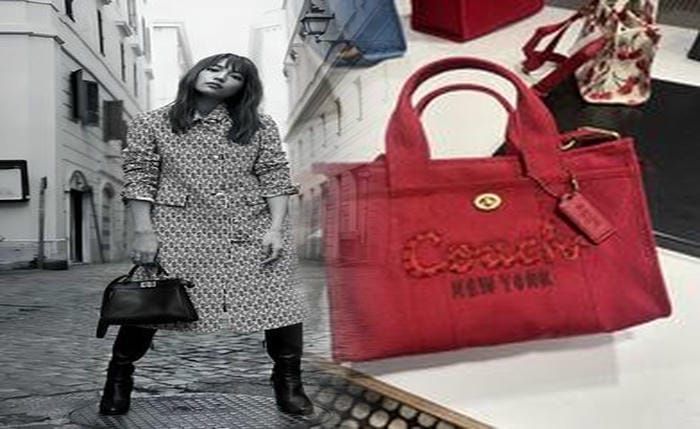 コーチ デニム バック