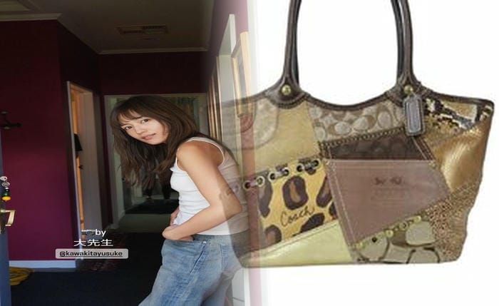 coach ピンク トート バッグ