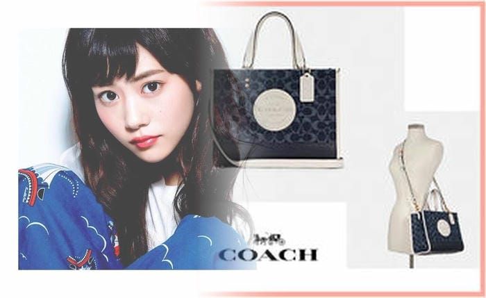 coach ピンク トート バッグ