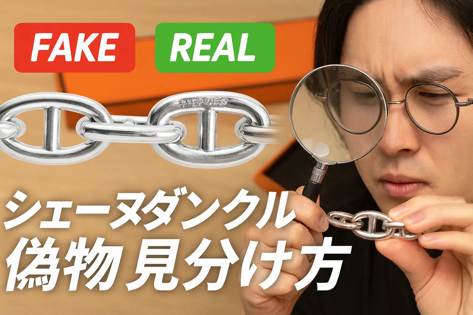 シェーヌダンクル 偽物 見分け方.webp