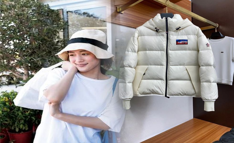 モンクレール 薄手 ダウン レディース