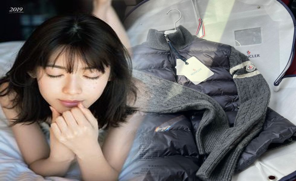 モンクレール ダウン 白